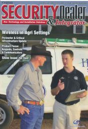 Homer Creutz on the cover of Security Dealer and Integrator